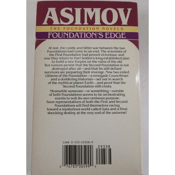 Isaac Asimov Lot of 4 Robots of Dawn Ballentine Books Foundation Books Bantam - Picture 5 of 9